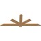 Ekena Millwork Kennewick Timber Gable Bracket, Western Red Cedar, 84"W x 31"H x 1 1/2"D x 5 1/2"F, 9/12 Pitch GBW084X31X0206KEN00SWR - alternate 4